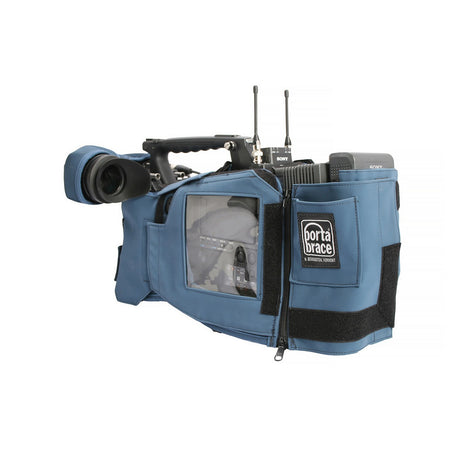 PortaBrace CBA-PXWX320 Camera Body Armor Case for Sony PXW-X320, Blue