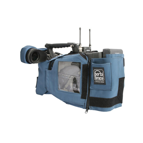 PortaBrace CBA-PXWX500 Camera Body Armor Case for Sony PXW-X500, Blue
