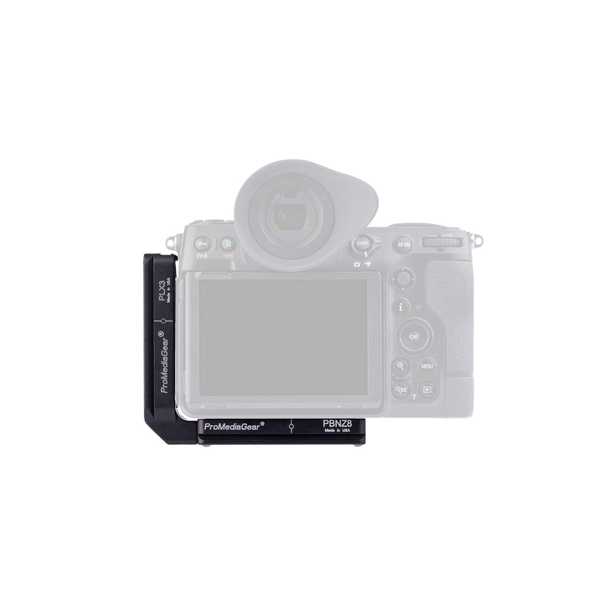 ProMediaGear PLNZ83X Arca-Swiss L-Bracket for Nikon Z8 Mirrorless Camera