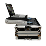 ProX X-MXTPRO3 Case for Numark MixTrack 3 Pro 3 and Platinum Digital Controller with Laptop Shelf