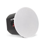 Pure Resonance Audio Background Music Sound System with (4)C8 Ceiling Speakers, (4)C8-TB Tile Bridges, and RMA500BT Bluetooth Mixer Amplifier