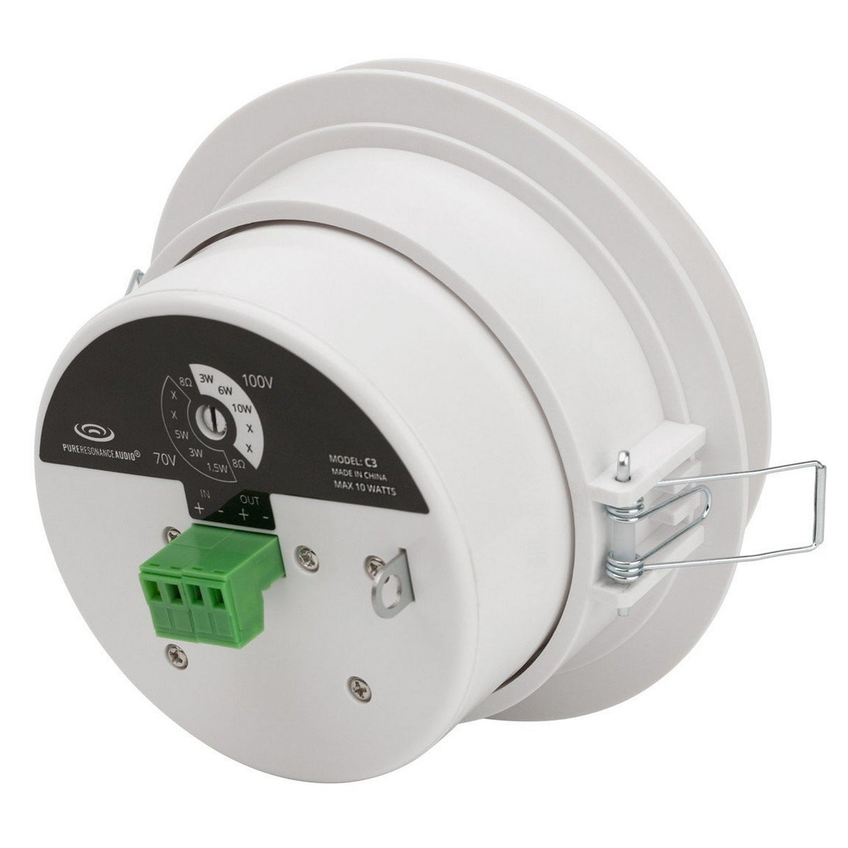 Pure Resonance Audio C3 3-Inch Micro Speaker Kit with Drywall Mounting Ring