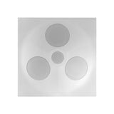 Pure Resonance Audio Fitness Sound System with (2) SD5 Premium Ceiling Tile Speakers, 4 C3 Compact C3 Ceiling Speakers, and RMA120BT Rack Mount Bluetooth Mixer Amplifier