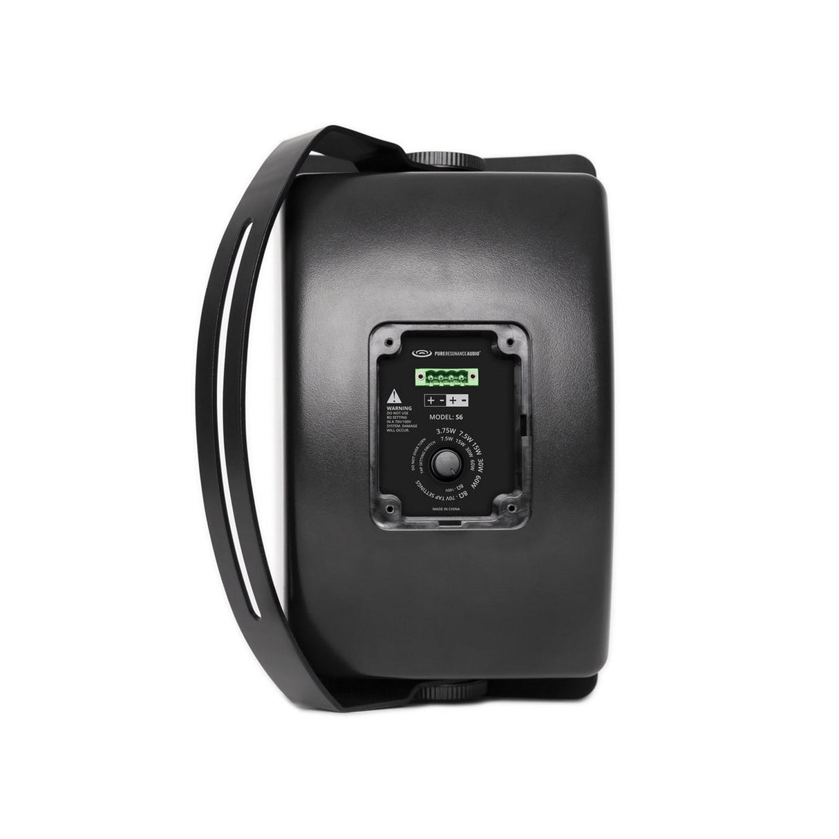 Pure Resonance Audio S6 6.5-Inch 70V Outdoor Surface Mount Speaker, Single Unit