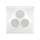 Pure Resonance Audio Small Conference Room Sound System with VCA8 Ceiling Speaker Array and RMA120BT 120W Bluetooth Mixer Amplifier