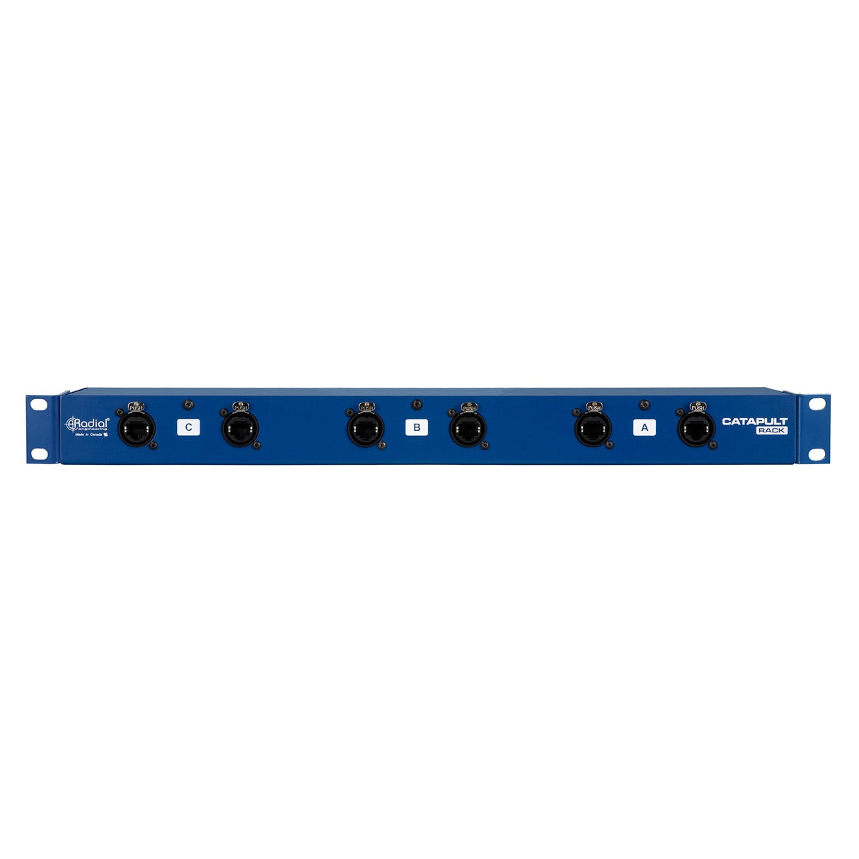 Radial Catapult Rack 12 Channels CAT5 Rackmount Analog Audio Distribution Snake