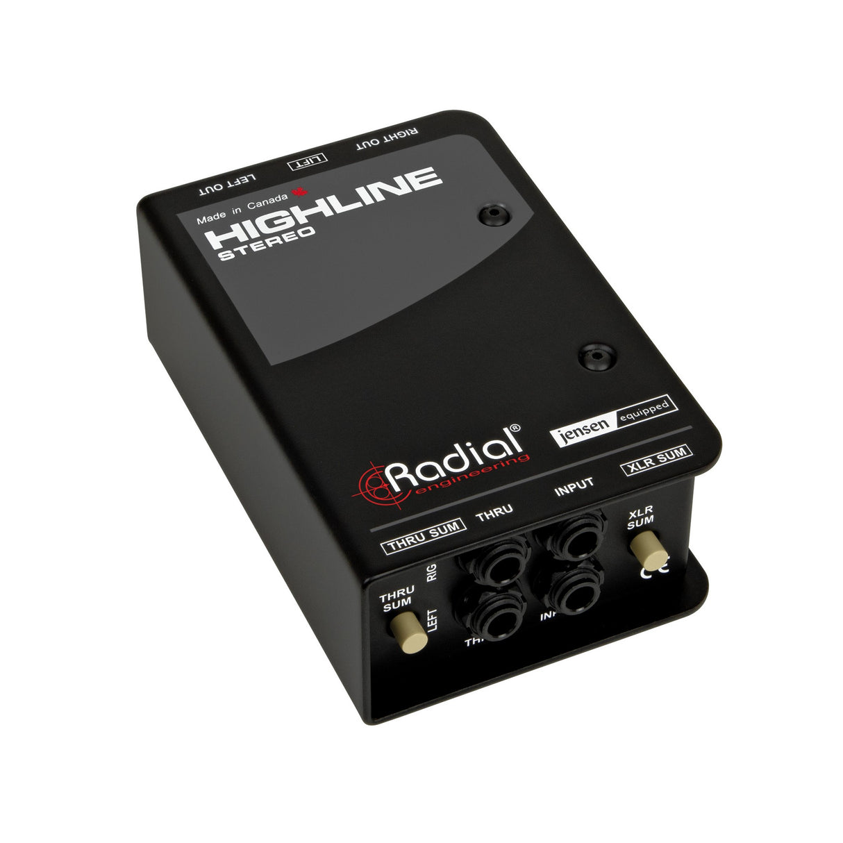 Radial Highline Stereo Passive Line Isolator for Amp Modelers