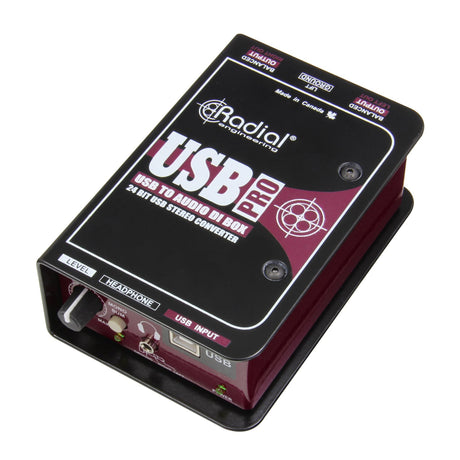 Radial USB-PRO Stereo USB Laptop Direct Injection Box