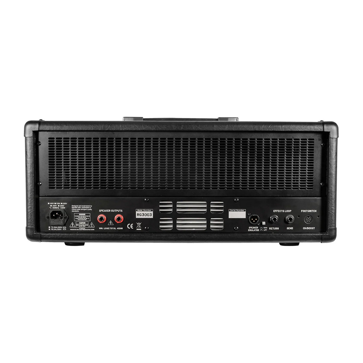 Randall RG3003H Guitar Amplifier Head, 300W 3-Channel Solid-State