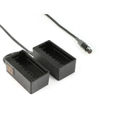 Remote Audio BDSNPADWX2 Dual NP-1 Battery Cups to TA4F BDS Input Cable 2 ft
