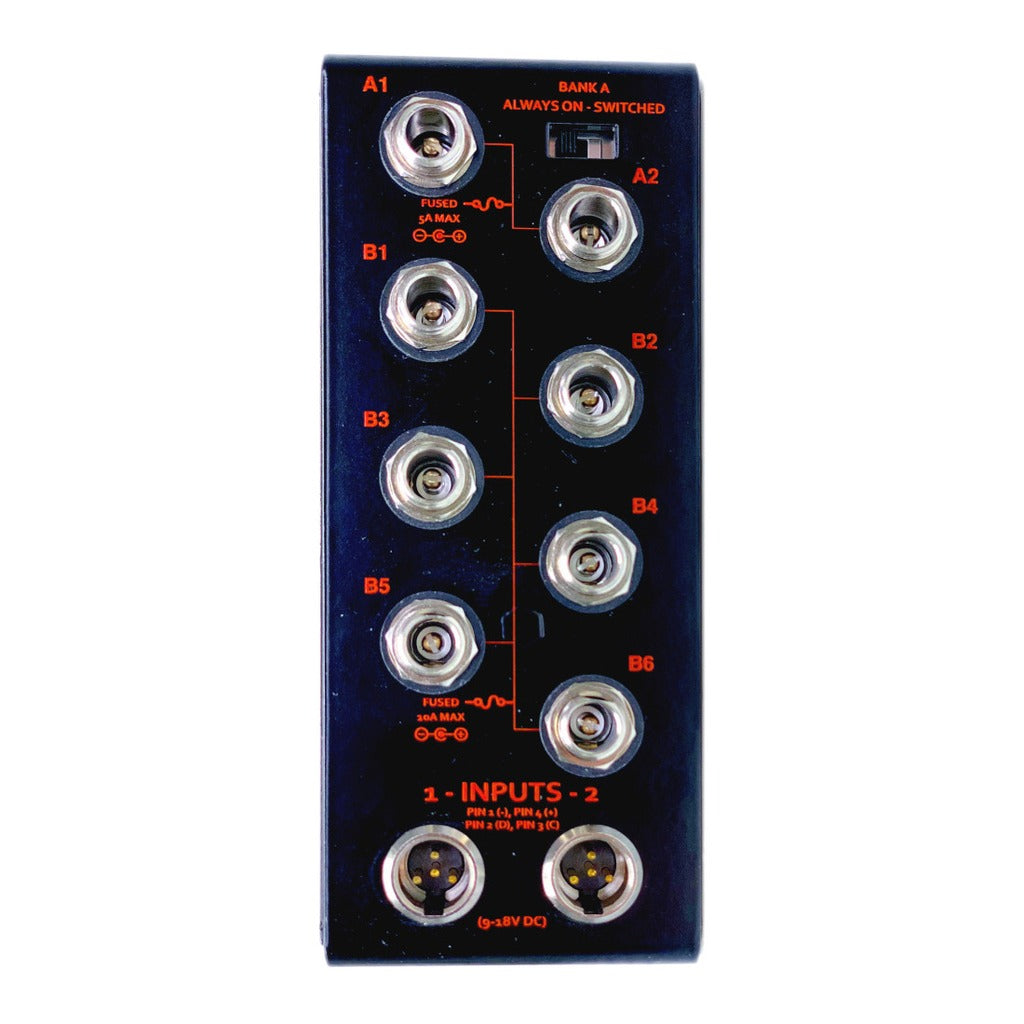 Remote Audio BDSv5 SMART Battery Distribution Box, 8 Barrel Outputs, Dual TA4