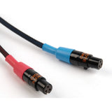 Remote Audio CA744XLRLO Dual TA3F to Dual XLR3M 2-Channel Balanced Cable 4 ft