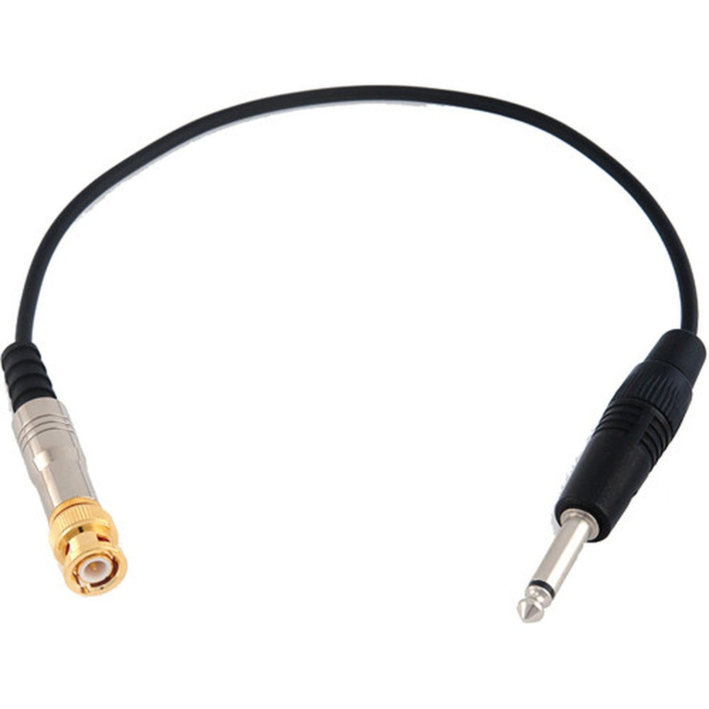 Remote Audio CABNC1/4 Timecode Adapter Cable BNC Plug to 1/4 in TS Plug 12 in