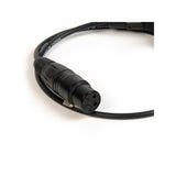 Remote Audio CAHDX3/5M XLR3F to RA XLR5M Mono to Stereo Input Cable 18 in