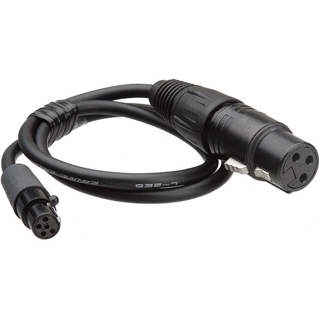 Remote Audio CALECXL3/5L XLR3F to TA5F Line Level Cable for Lectrosonics 18 in