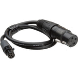 Remote Audio CALECXL3/5L XLR3F to TA5F Line Level Cable for Lectrosonics 18 in