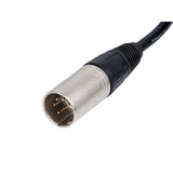 Remote Audio CAX5QN50 XLR5F to XLR5M Stereo Star Quad Cable Canare 50 ft