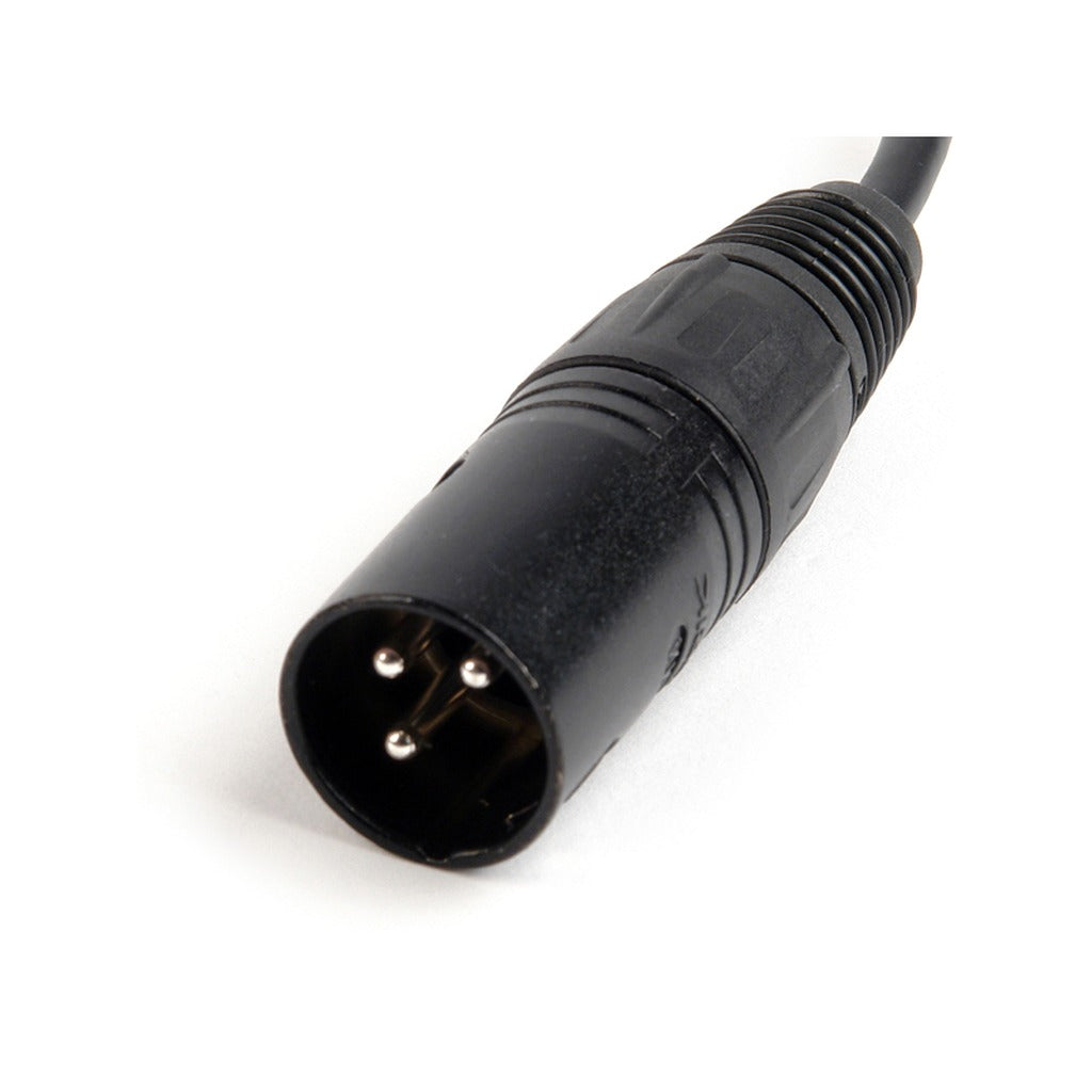 Remote Audio CAXJ12RT XLR Jumper Cable XLR3F Right-Angle to XLR3M 12 in