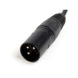 Remote Audio CAXJ12RT XLR Jumper Cable XLR3F Right-Angle to XLR3M 12 in