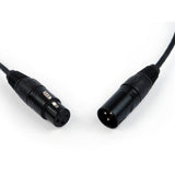Remote Audio CAXJ18 Balanced XLR Jumper Cable XLR3F to XLR3M 18 in