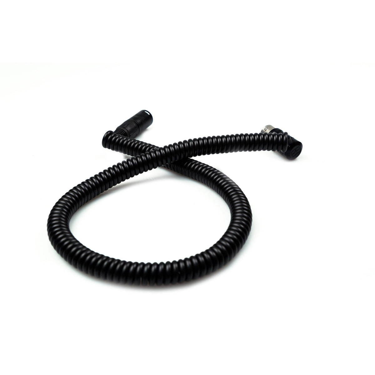 Remote Audio CAXJCOILLPF Low-Profile XLR3F to XLR3M Coiled Cable 2 ft to 7 ft