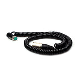 Remote Audio CAXJCOILSTLPF Low-Profile XLR5F to XLR5M Stereo Coiled Jumper