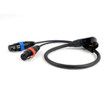 Remote Audio CAXSTEX5MR Dual XLR3F to RA XLR5M Stereo Cable for ARRI Alexa 2 ft