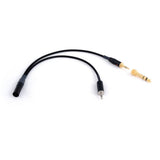 Remote Audio HSADNOMAD Electret Headset Breakout for Zaxcom Nomad TA5M 9 in