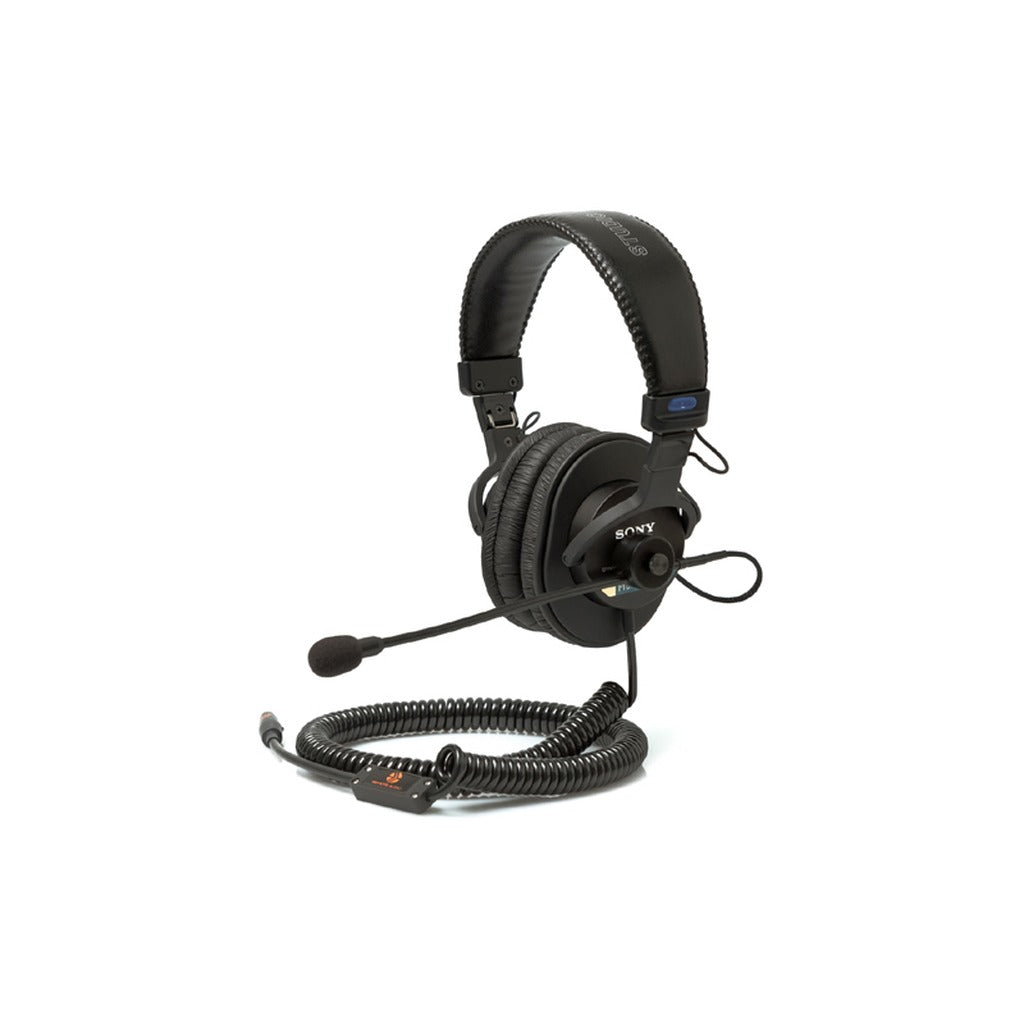 Remote Audio MDR7506HSC-S Modified 7506 Headset Switchable Boom Mic Coiled TA5F