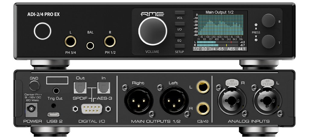 RME ADI-2/4 Pro EX AD/DA Converter And USB Headphone Amplifier