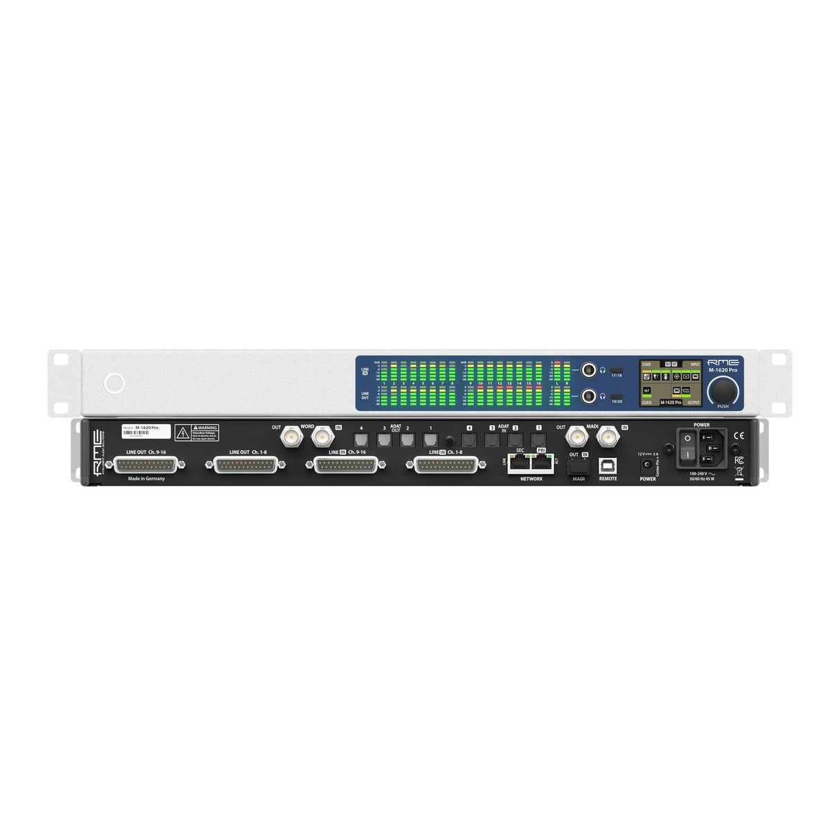 RME M-1620 Pro 16-Channel A/D, 20-Channel D/A Converter with ADAT, MADI