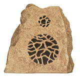 Rockustics StoneHenge II-S/T 8-Inch 2-Way Outdoor Rock Speaker with Transformer, Sandstone