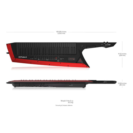 Roland AX-Edge ZEN-Core synthesizer keytar controls