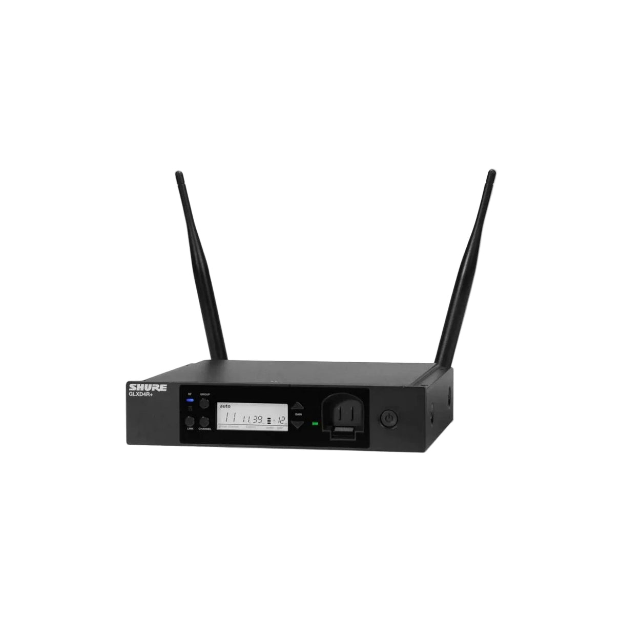 Shure GLXD124R+/85M Single-Channel Wireless Combo Microphone Rack System, Z3 2.4-5.8 GHz