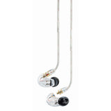 Shure SE215 Pro In-Ear Sound Isolating Earphones, Clear (Used)