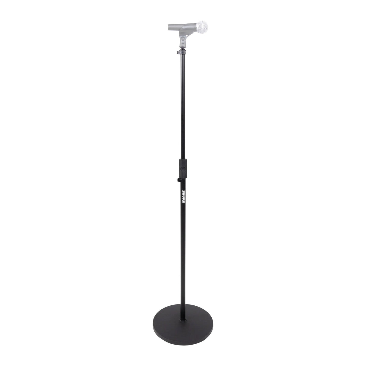 Shure Round Base Mic Stand with Standard Height-Adjustable Twist Clutch