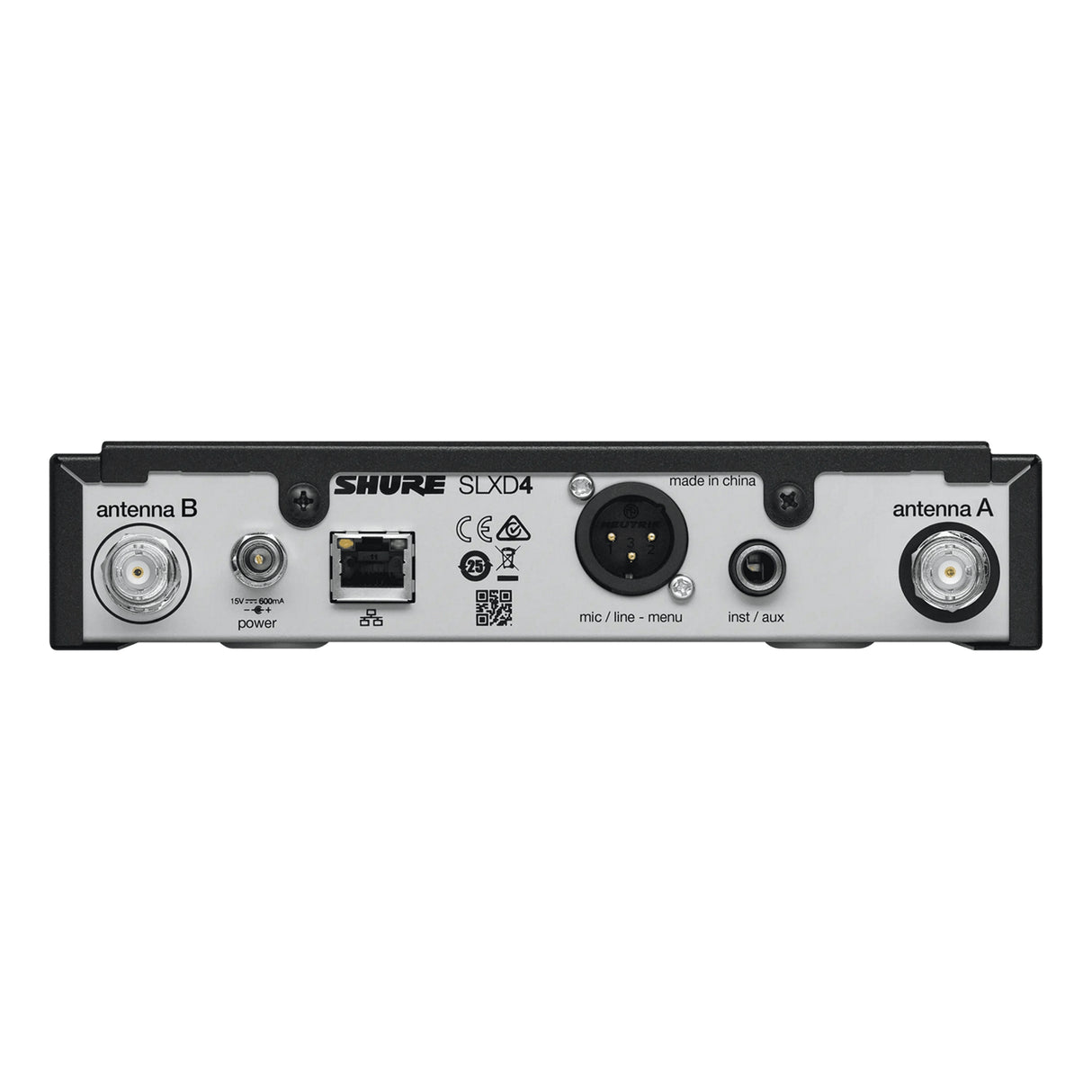 Shure SLXD4 Wireless Digital Wireless Receiver