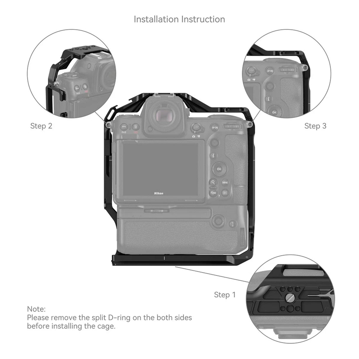 SmallRig Cage for Nikon Z 8 with MB-N12 Battery Grip