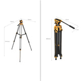 SmallRig 5523 Heavy-Duty Fluid Head Tripod AD-01, BumbleBee Edition