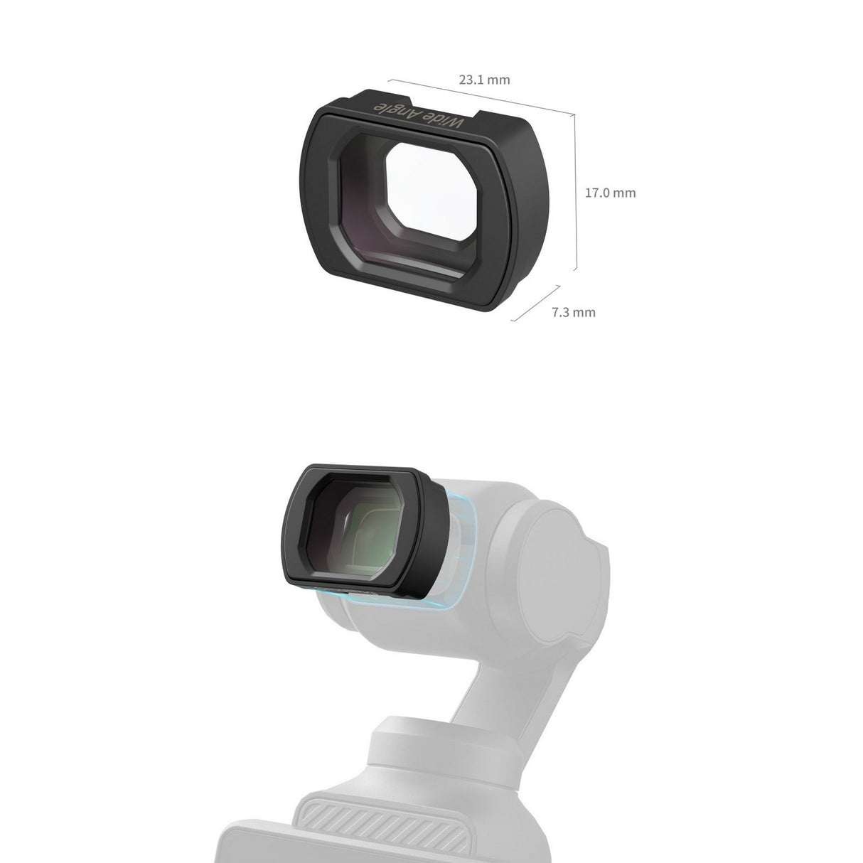 SmallRig 5650 Wide-Angle Lens for DJI Osmo Pocket 3 Camera Accessory