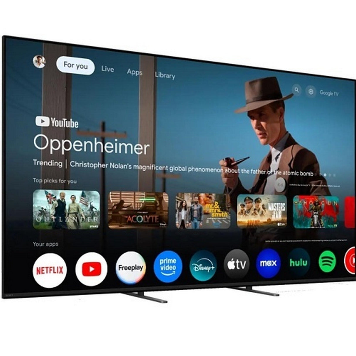 Sony K85XR50 BRAVIA 5 Mini LED 4K UHD Smart Google TV, 85-Inch