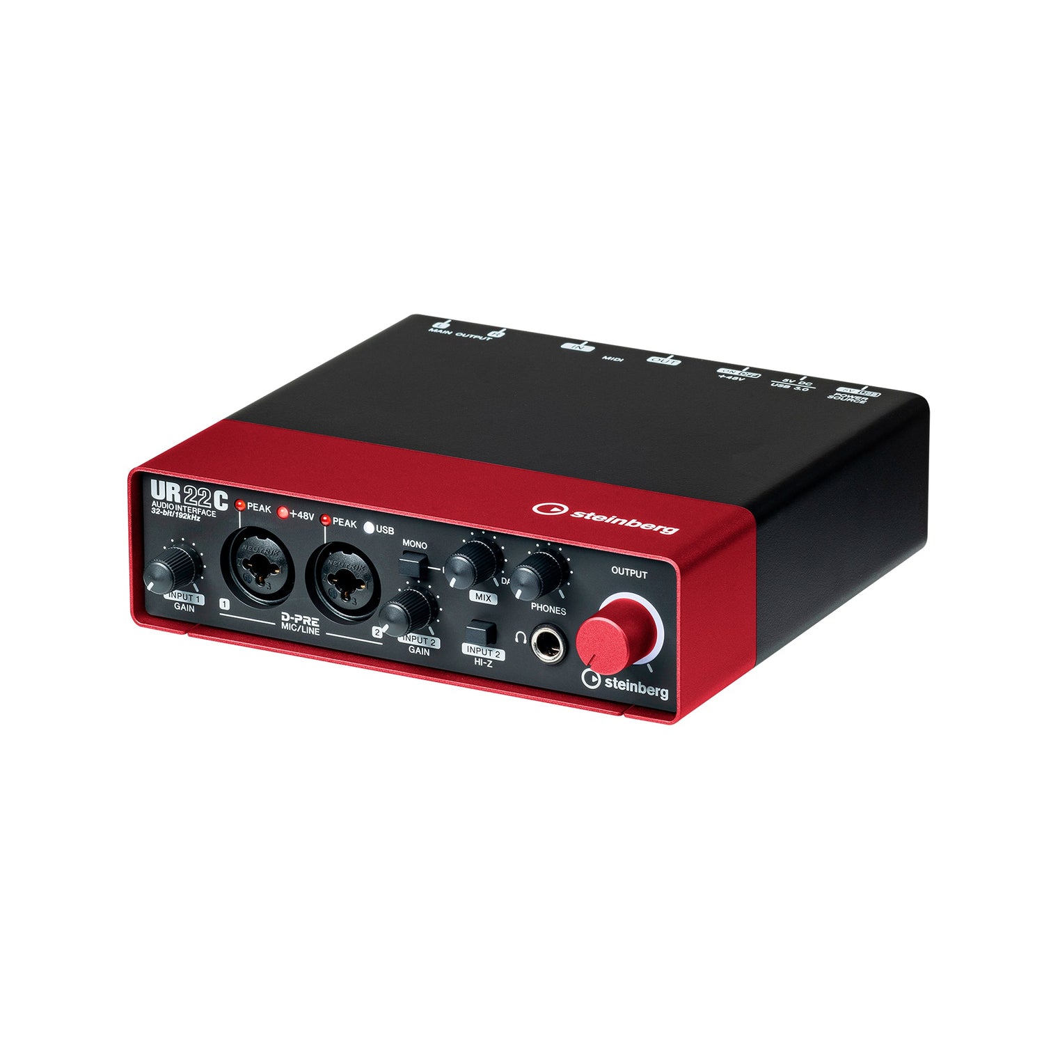 Steinberg UR22C 2 x 2 USB 3.0 Type C Audio Interface Recording 