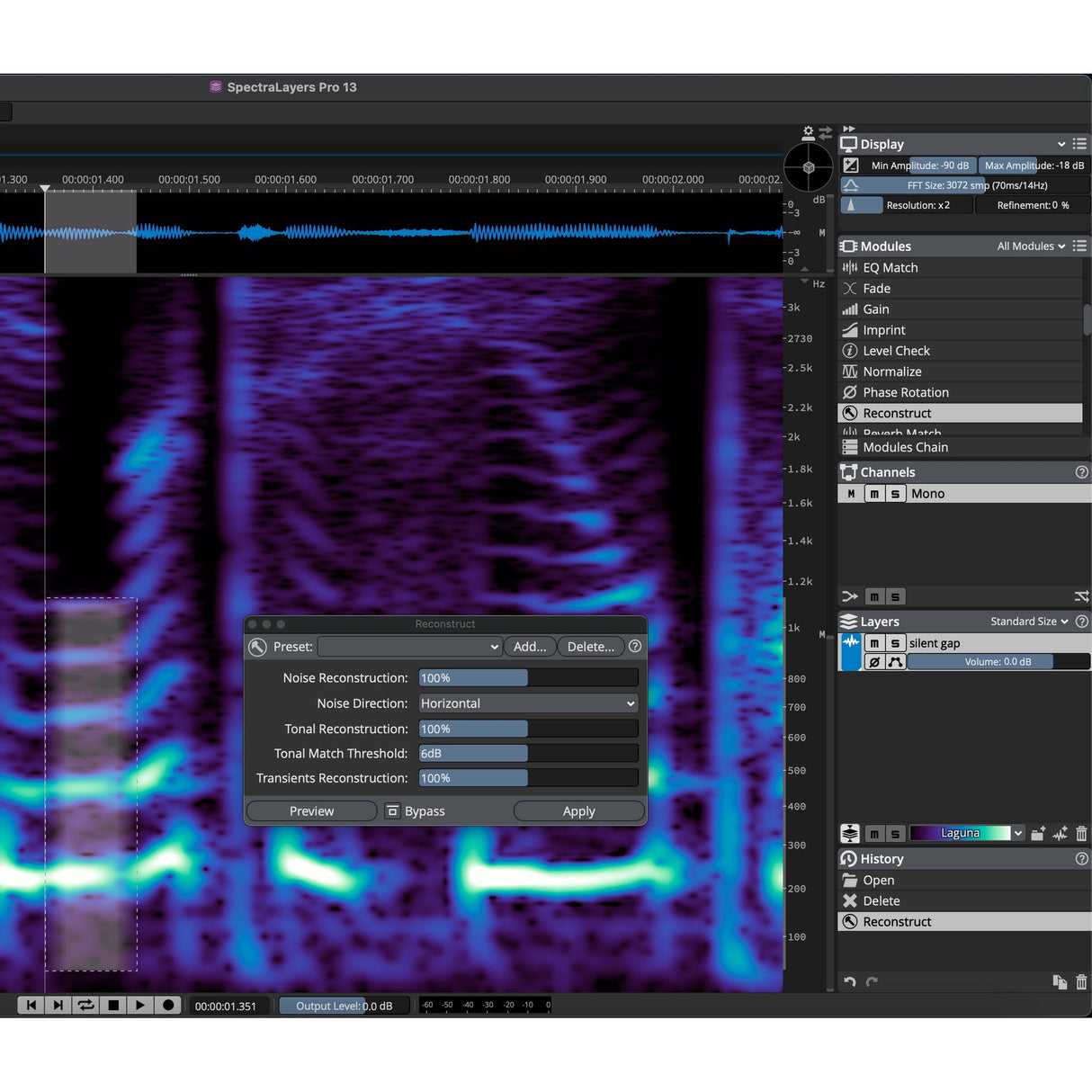 Steinberg SpectraLayers Pro 13 Spectral Audio Editing & Restoration Software