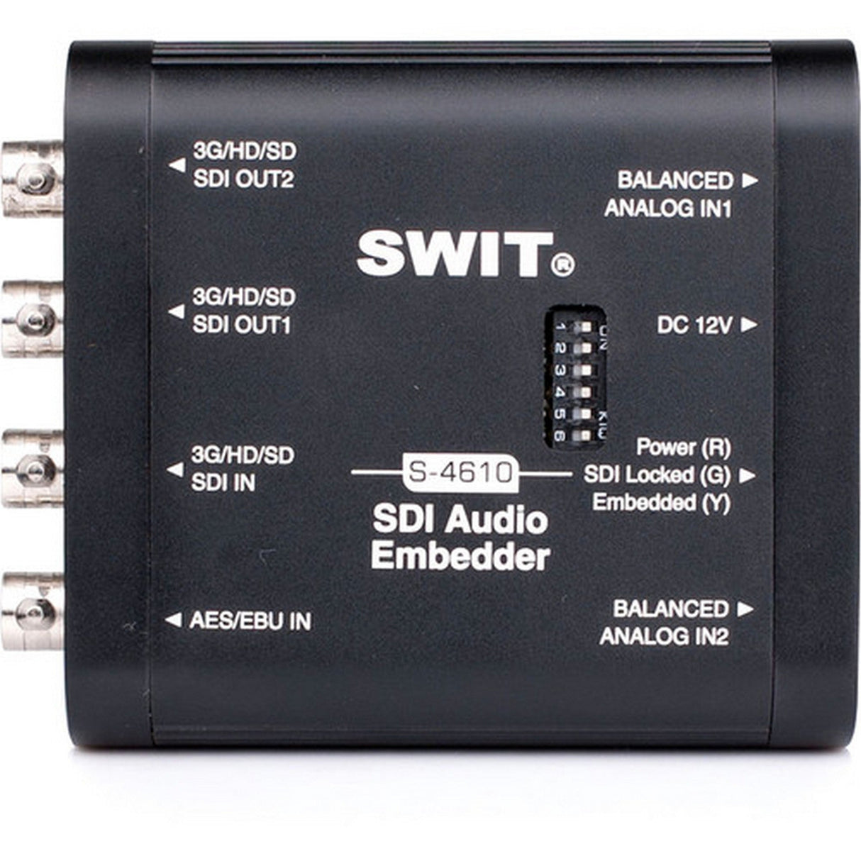 SWIT S-4610 Portable 3G-SDI Audio Embedder