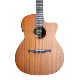 Tagima Vegas Gran Reserva EQ Nylon String Acoustic Guitar, Natural Open Pore Finish