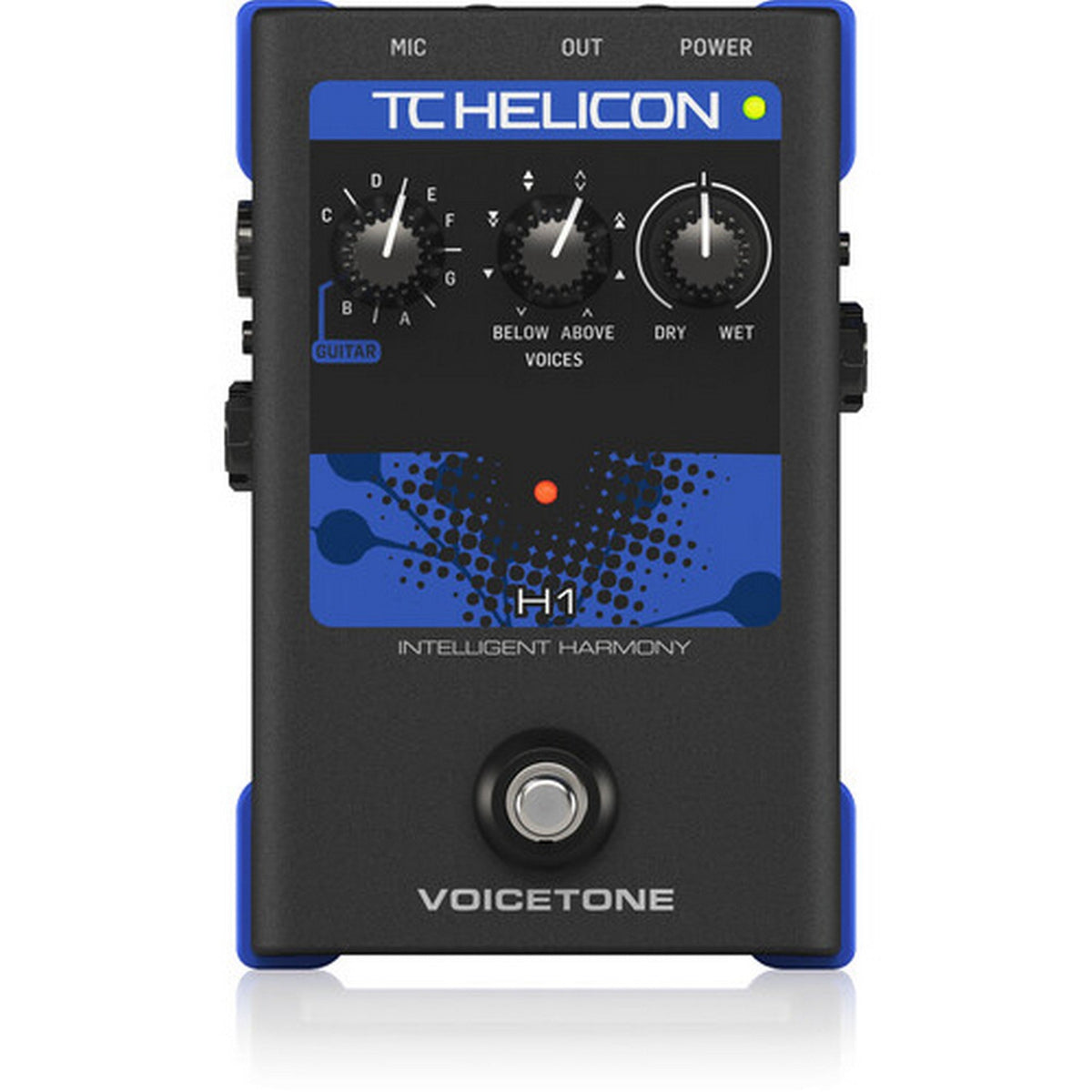 TC Helicon VoiceTone H1 Guitar-Controlled Vocal Harmony Pedal