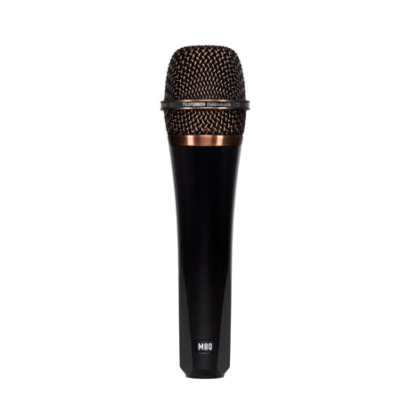 Telefunken M80 Supercardioid Handheld Dynamic Microphone, Black with Copper Grille