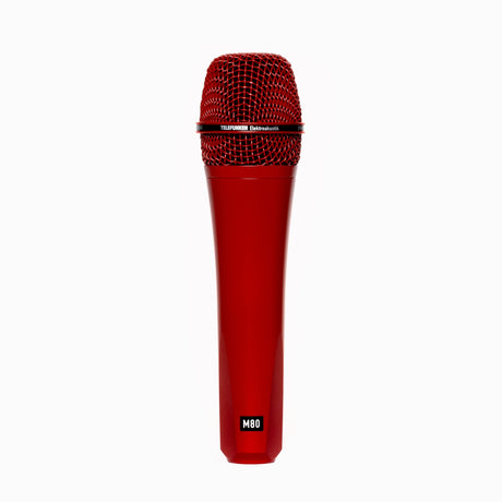 Telefunken M80 Red Custom Finish Supercardioid Microphone