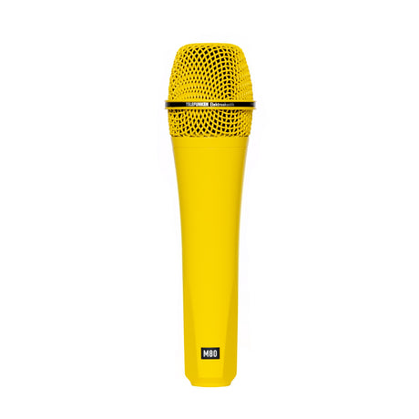 Telefunken M80 Yellow Custom Finish Supercardioid Microphone