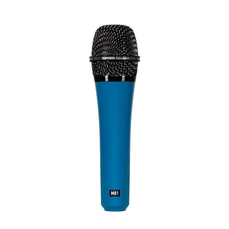 Telefunken M81 Supercardioid Handheld Dynamic Microphone, Blue with Black Nickel Grille